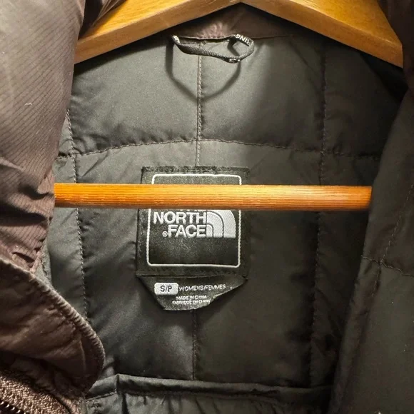 The North Face Long Puffer Coat in Dark Brown - Picture 3 of 5